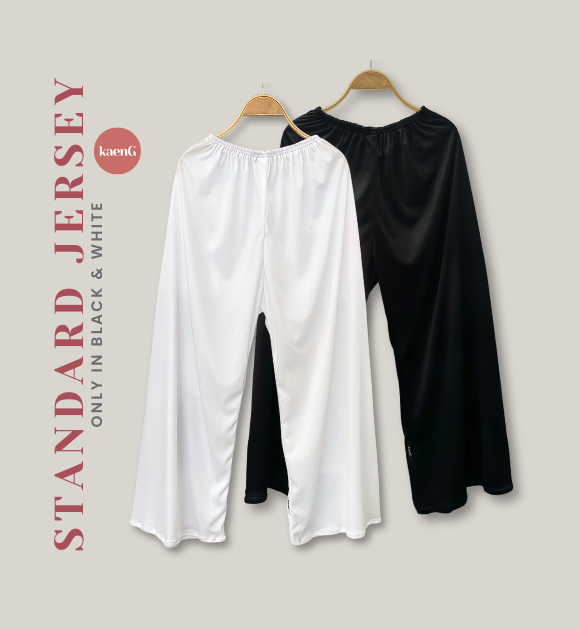 BLACK Stretchable Standard Jersey Inner Pant