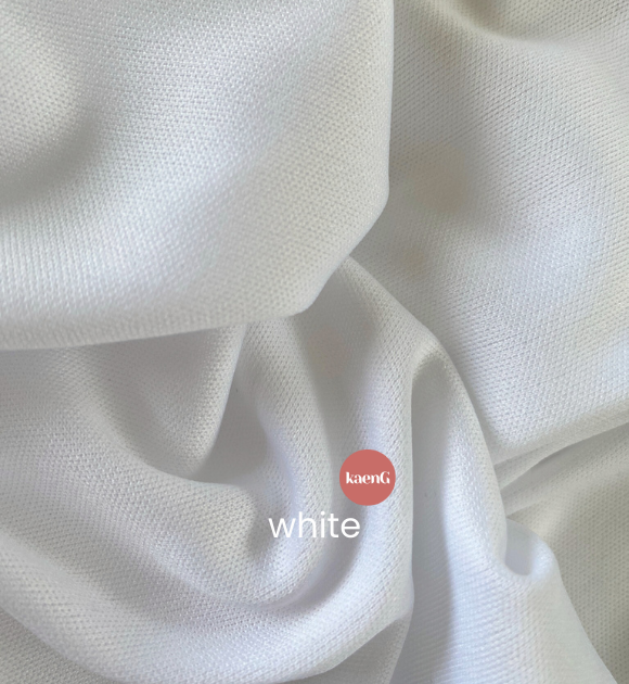 WHITE Stretchable Standard Jersey Inner Skirts
