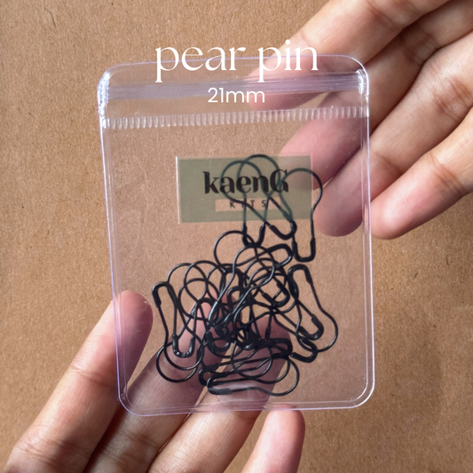 Pear Pin (Travel-Friendly Ziplock Pack)