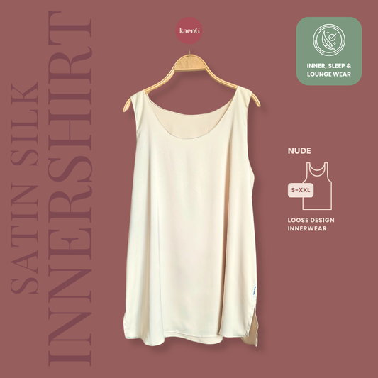 [SKIRT SET] NUDE Lightweight Satin Inners