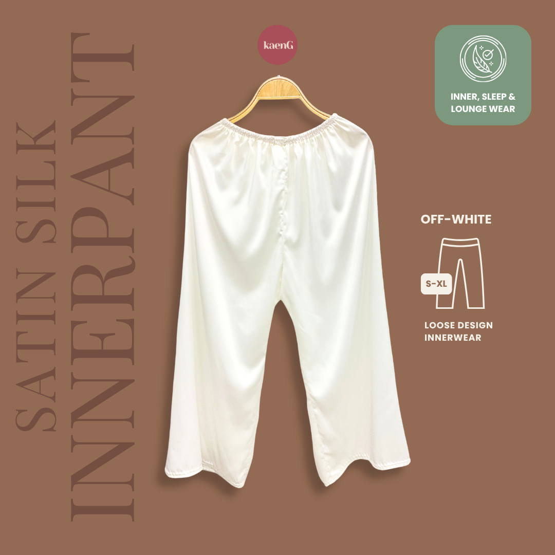 OFF-WHITE Loose-Fit Satin Silk Inner Pants