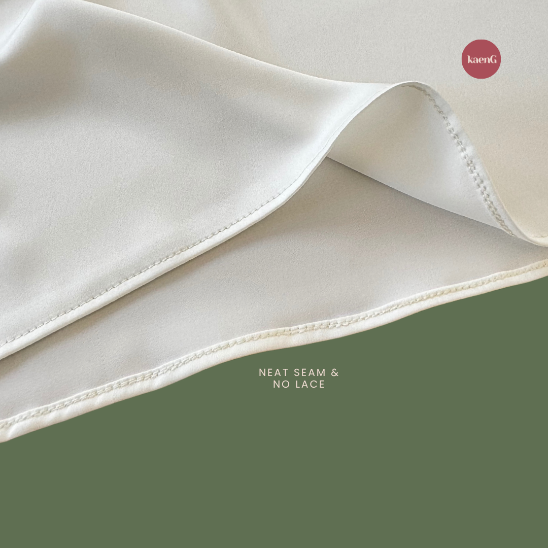 OFF-WHITE Ultra-lightweight Satin Silk Sleeveless Inner Shirt