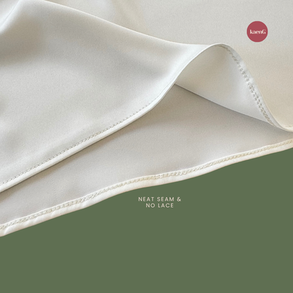 OFF-WHITE Ultra-lightweight Satin Silk Sleeveless Inner Shirt