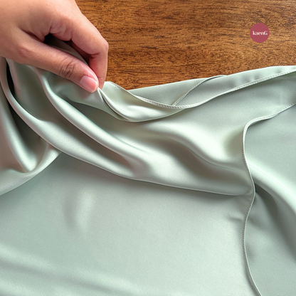 SPECIAL ED.: [PANT SET] MINTY GREEN Lightweight Satin Inners