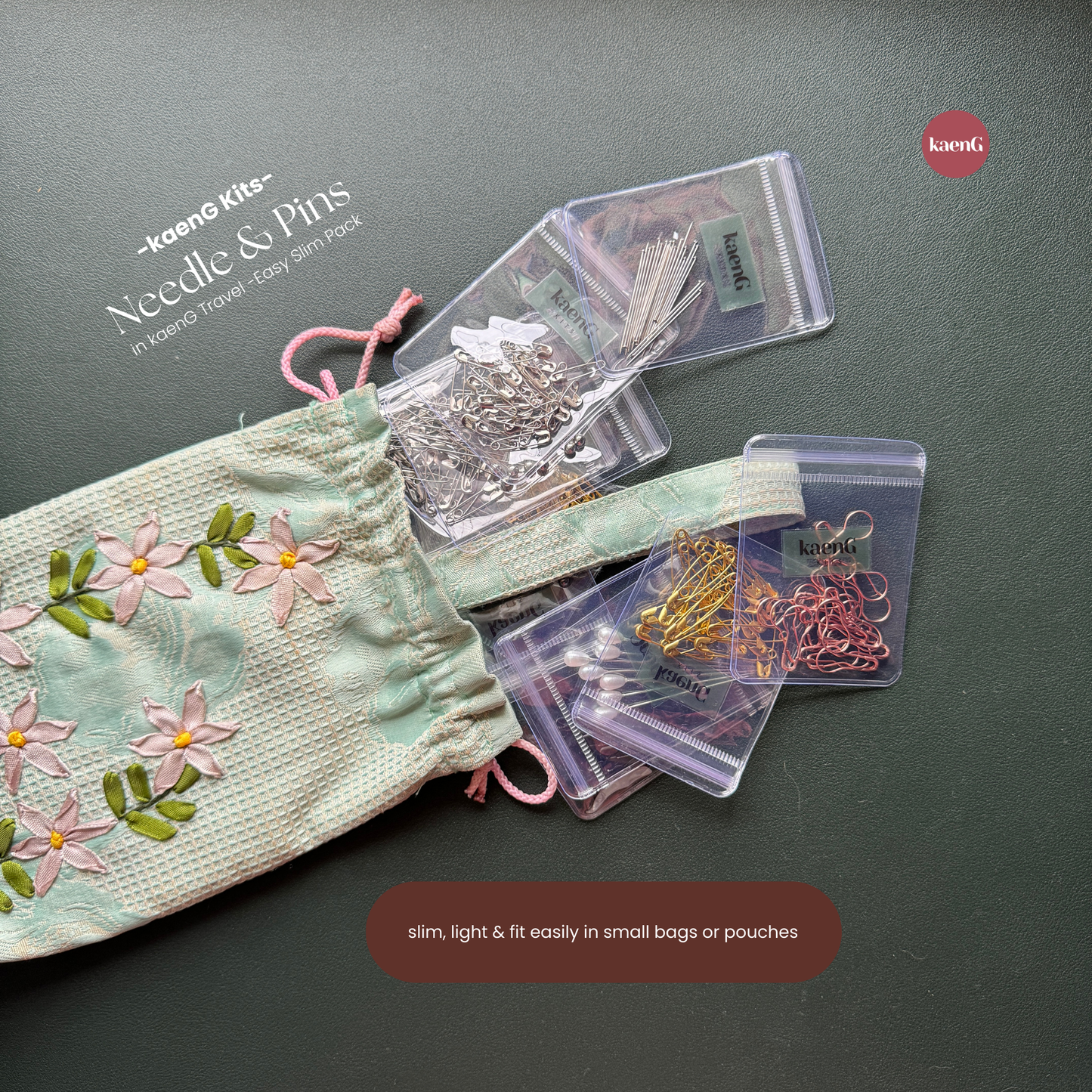 Pear Pin (Travel-Friendly Ziplock Pack)