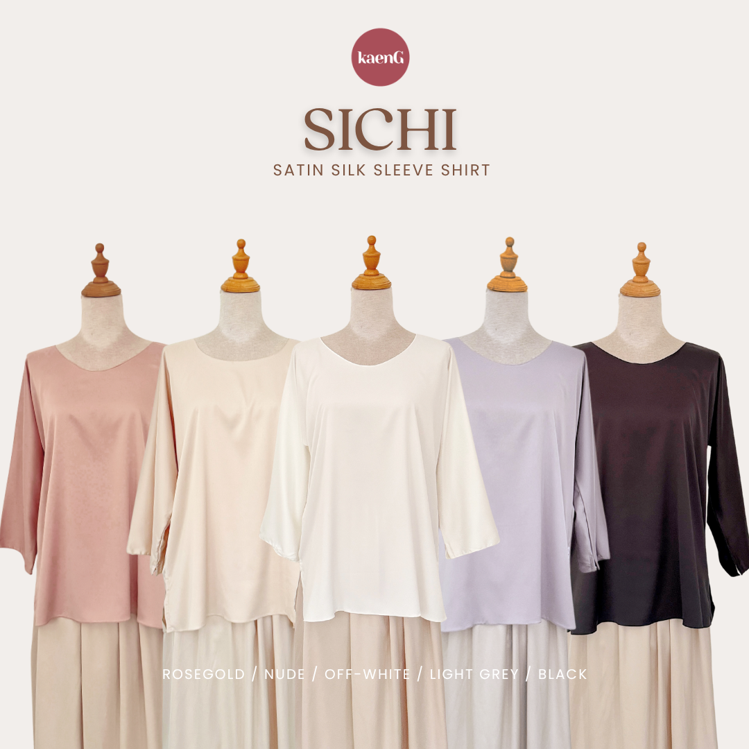 SICHI 2.0 Satin Silk Sleeve Shirt/ Inner [END SOON]