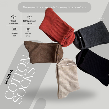 [CS01] Thick & Airy Cotton Socks