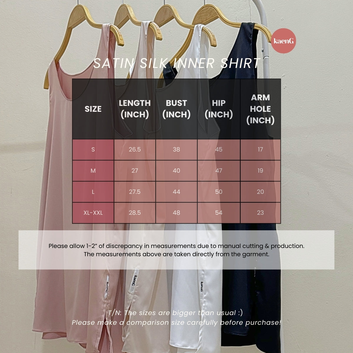 [IMPERFECT LIMITED] Loose Satin Silk Inner SHIRT