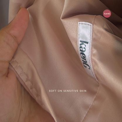 ROSEGOLD Loose-Fit Satin Silk Inner Pants