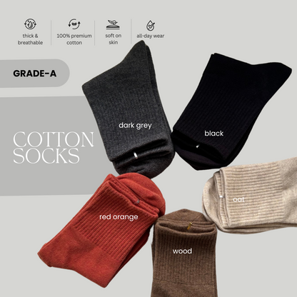 [CS01] Thick & Airy Cotton Socks