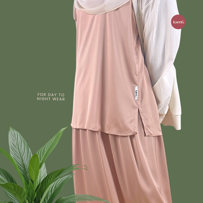 ROSEGOLD Ultra-lightweight Satin Silk Sleeveless Inner Shirt