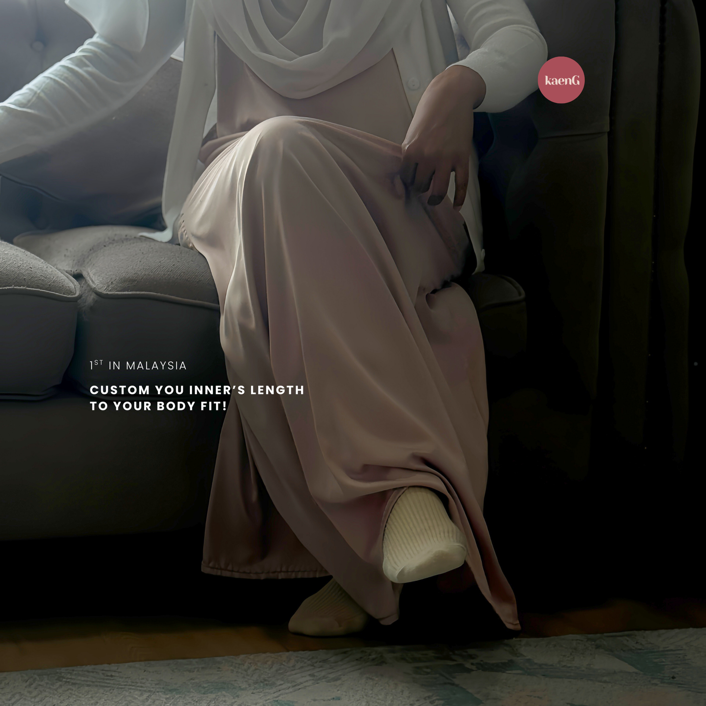 Long Satin Silk Sleeveless Inner Dress/ Slip