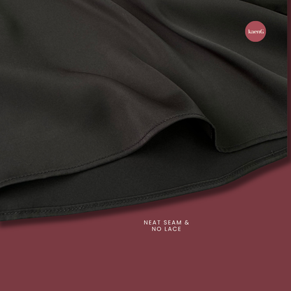 [PANT SET] BLACK Lightweight Satin Inners