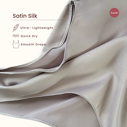 Long Satin Silk Sleeveless Inner Dress/ Slip