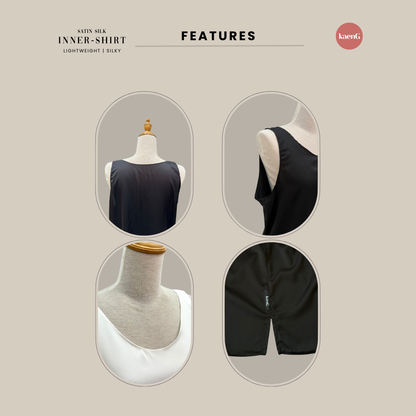 [SKIRT SET] NUDE Lightweight Satin Inners