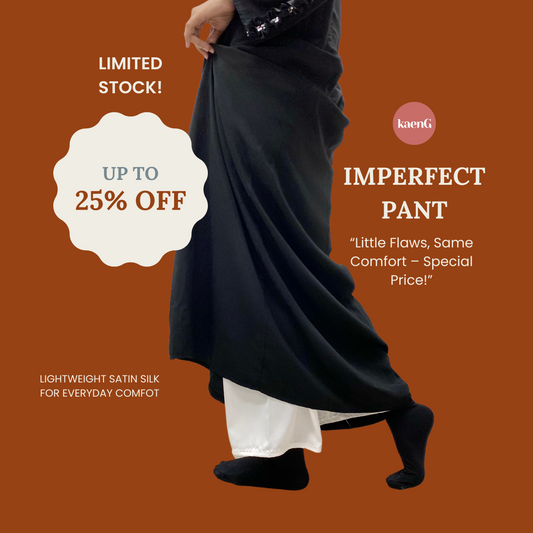 [IMPERFECT LIMITED] Loose Satin Silk Inner PANT