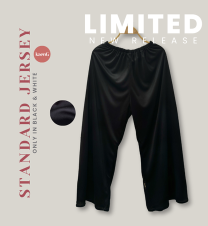 BLACK Stretchable Standard Jersey Inner Pant