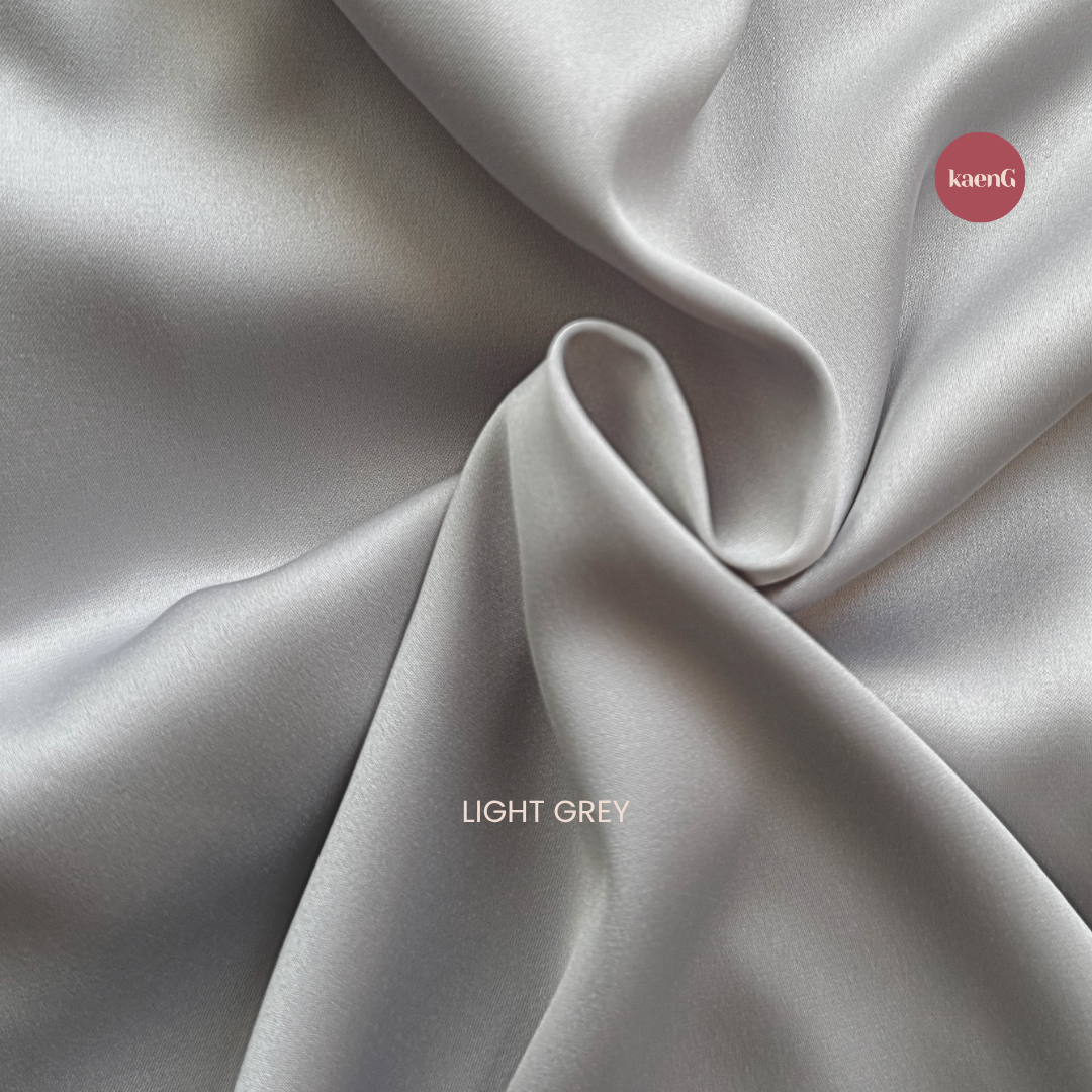 [SKIRT SET] LIGHT GREY Lightweight Satin Inners