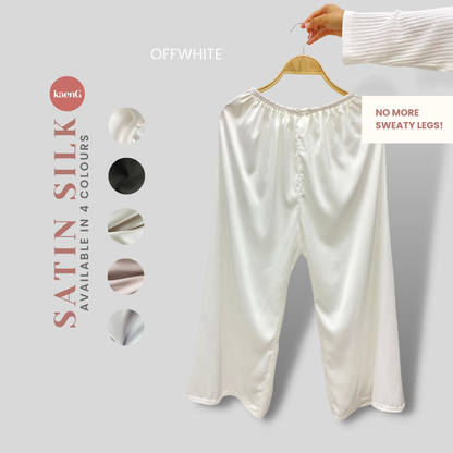 [PANT SET] OFF-WHITE Lightweight Satin Inners