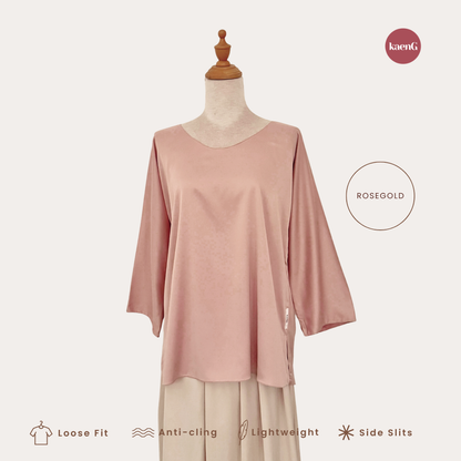 SICHI 2.0 Satin Silk Sleeve Shirt/ Inner [END SOON]