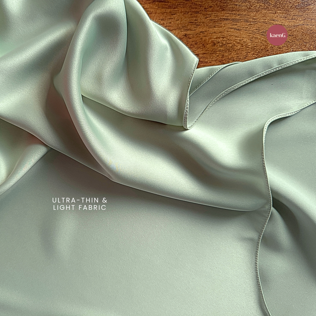 SPECIAL ED.: [PANT SET] MINTY GREEN Lightweight Satin Inners