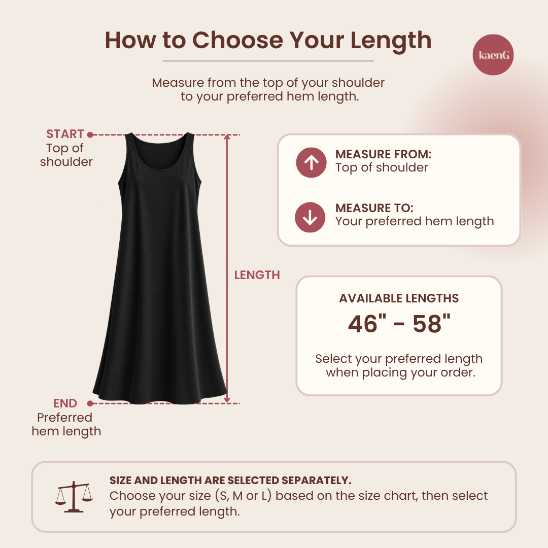 Long Satin Silk Sleeveless Inner Dress/ Slip