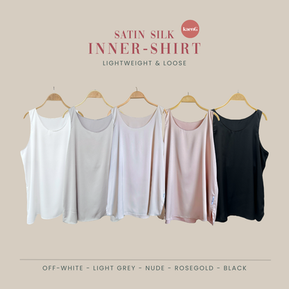 [SKIRT SET] NUDE Lightweight Satin Inners