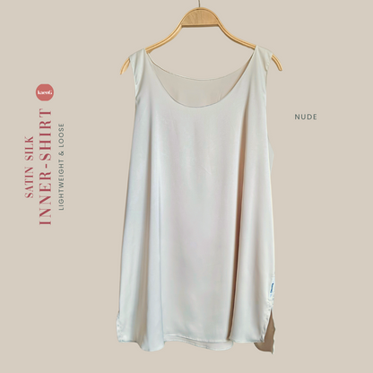 [SKIRT SET] NUDE Lightweight Satin Inners