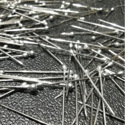 Silver Stainless-Steel Needle with Rounded-Head (FREE travel-friendly bottle)