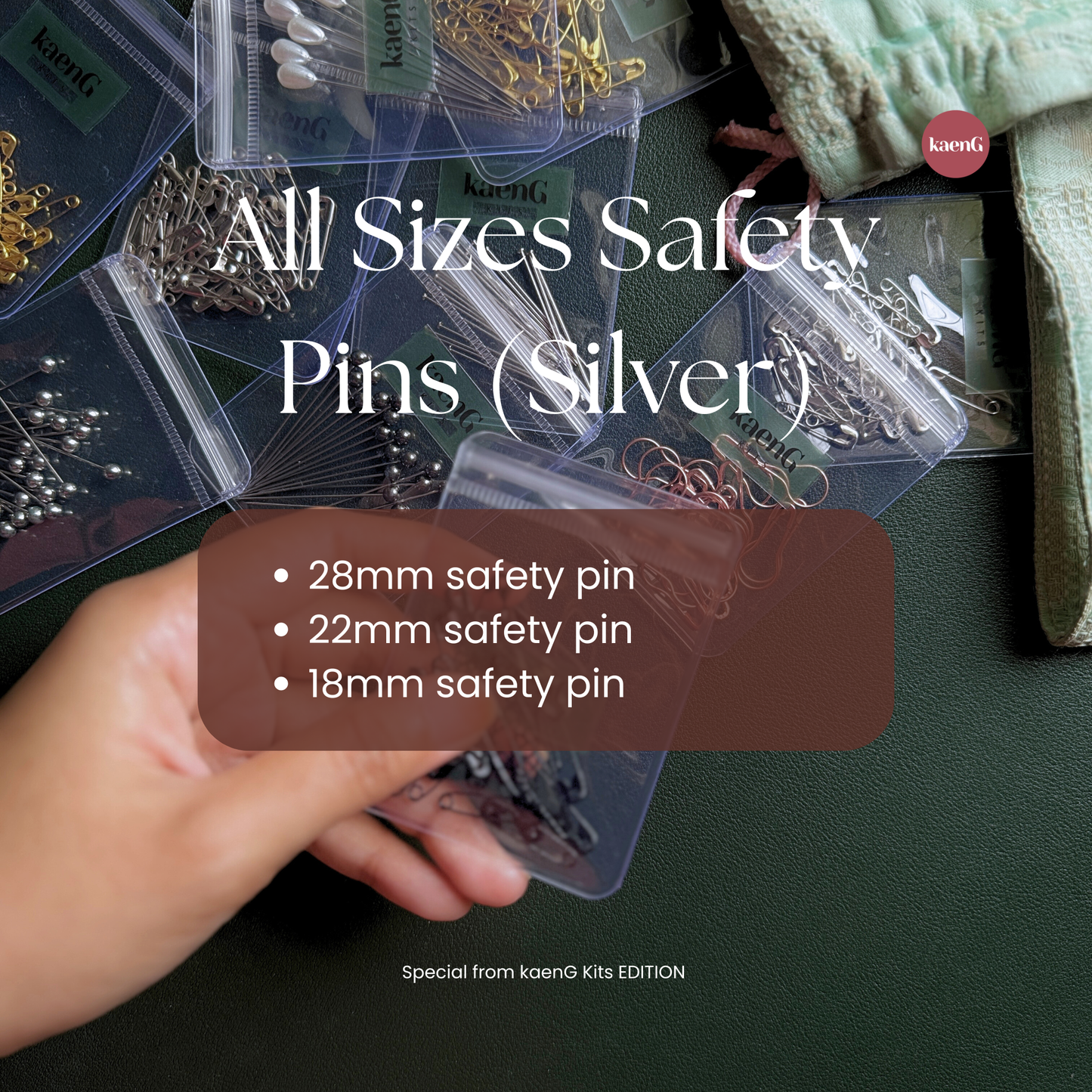 All Sizes Safety Pins (Silver)