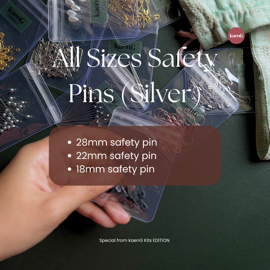 All Sizes Safety Pins (Silver)