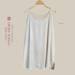 NUDE Ultra-lightweight Satin Silk Sleeveless Inner Shirt/ Tank Top